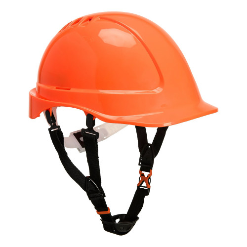 Portwest PH55ORR Endurance Helmet with Retractable Visor, Orange