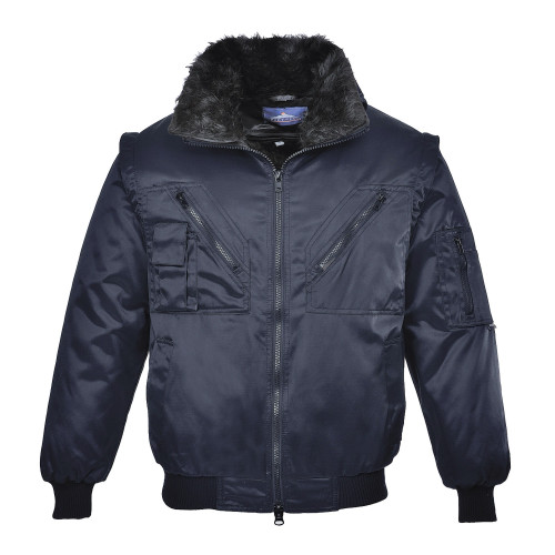Portwest PJ10 Giacca Pilot, Blu navy