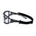 Portwest PR02CLR Anthracite Wrap-Around Plus Safety Glasses with Clear Lenses