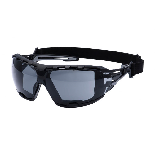 Portwest PR02SKR Anthracite Wrap-Around Plus Safety Glasses with Smoke Lenses Portwest PR02SKR Anthracite Wrap-Around Plus Safety Glasses with Smoke Lenses