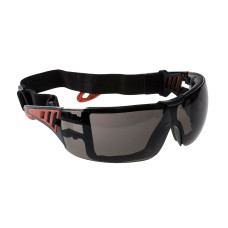Portwest PS11 Tech Look Plus Glasses, Smoke