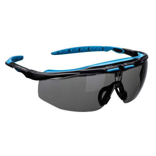 Portwest PS23 Peak KN Safety Glasses, Smoke Portwest PS23 Peak KN Safety Glasses, Smoke