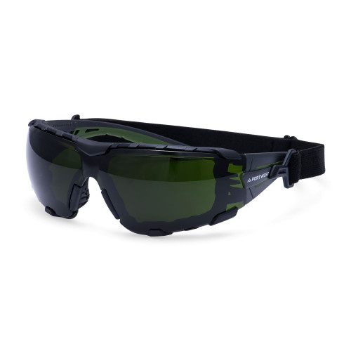 Portwest PS28 Bottle Green Lens Safety Glasses