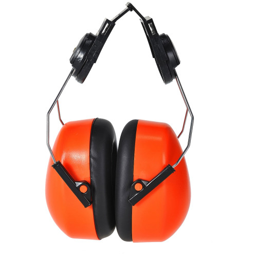 Portwest PS47 Endurance Clip-On Hi-Vis Headphones, Orange Portwest PS47 Endurance Clip-On Hi-Vis Headphones, Orange