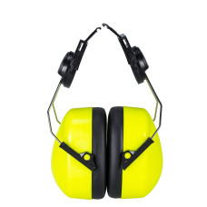 Portwest PS47 Endurance Clip-On Hi-Vis Headphones, Yellow