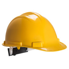 Portwest PS57 Expertbase Ratchet Helmet, Yellow