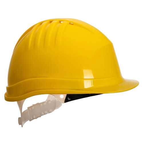 Portwest PS60 Expertline Safety Helmet (Sliding Ratchet), Yellow