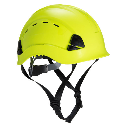 Portwest PS73 Height Endurance Mountaineering Helmet, Yellow
