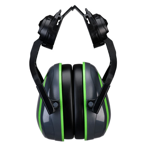 Portwest PW03GGN HV Extreme Ear Defenders Low Clip-On Metal Free Portwest PW03GGN HV Extreme Ear Defenders Low Clip-On Metal Free