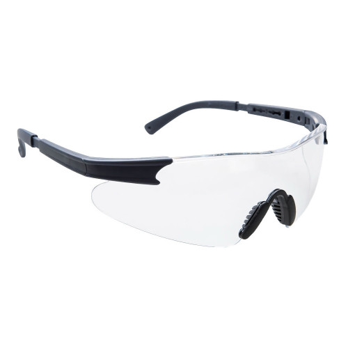 Portwest PW17 Curved Glasses, Transparent Portwest PW17 Curved Glasses, Transparent