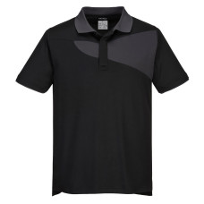 Portwest PW210 PW2 Polo S/S, Black/Grey