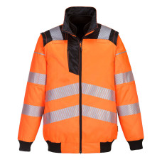 Portwest PW302 Bomber PW3 Hi-Vis 3-in-1, Orange/Black