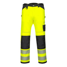 Portwest PW303 High Visibility Lightweight Stretch Trousers, Yellow/Black