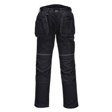 Portwest PW305 PW3 Stretch Holster Work Trousers, Black