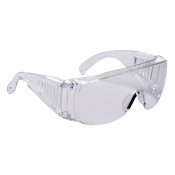 Over the glasses
