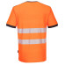 Portwest PW310 Hi-Vis V-Neck T-Shirt, Orange/Black