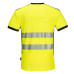 Portwest PW310 Hi-Vis V-Neck T-Shirt, Yellow/Black