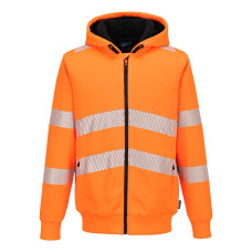 Portwest PW321ORR PW321 Hi-Vis Winter Zip-Up Hoody