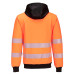 Portwest PW327 PW3 Felpa con cappuccio Hi-Vis, Arancione/Nero