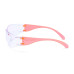 Portwest PW32 Wrap Around Glasses, Clear/Orange