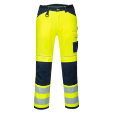 Portwest PW340 PW3 Hi-Vis Trousers, Yellow/Navy