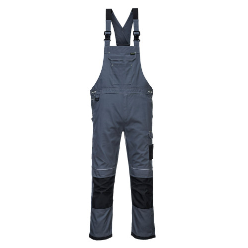 Portwest PW346 PW3 Dungarees, Grey/Black