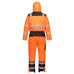 Portwest PW352 High Visibility Winter Coverall, Orange/Black