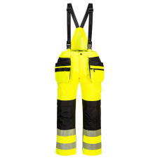 Portwest PW356 Hi-Vis PW3 Dungarees, Yellow/Black