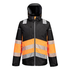 Portwest PW364OBR pw3 High Visibility Winter Jacket Class 4