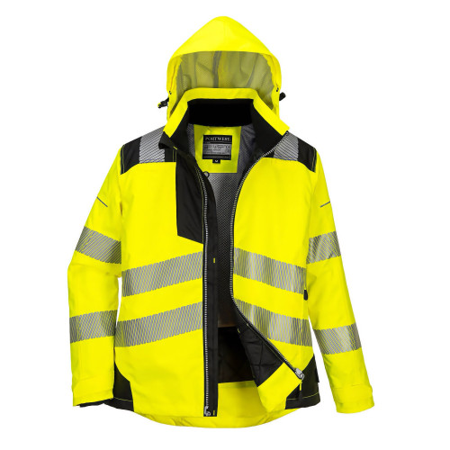 Portwest PW382 Women's Winter Jacket, Yellow/Black