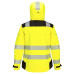 Portwest PW389 Women's Hi-Vis Rain Jacket, Yellow/Black