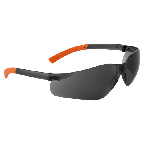 Portwest PW38 Pan View Glasses, Smoke/Orange Portwest PW38 Pan View Glasses, Smoke/Orange