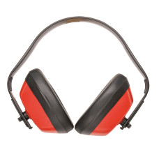 Portwest PW40 Classic Headphones, Red