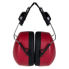 Portwest PW42 Clip-on Headphones, Red