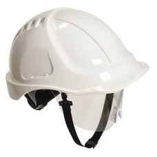 Portwest PW54 Endurance Plus Helmet with Visor, White