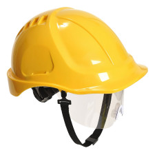 Portwest PW54 Endurance Plus Helmet with Visor, Yellow