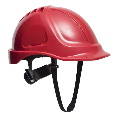 Portwest PW55 Endurance Helmet with Visor, Red