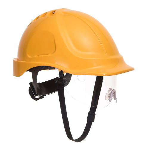 Portwest PW55 Endurance Helmet with Visor, Yellow
