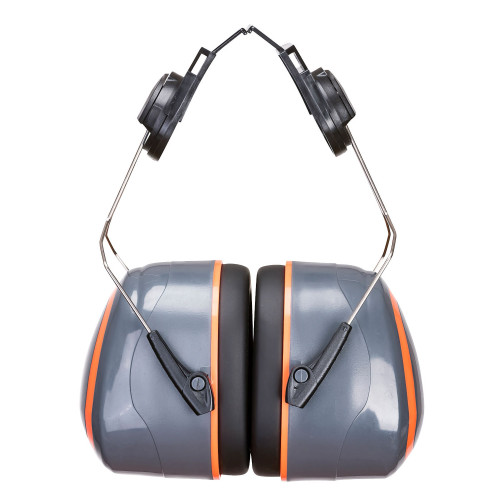 Portwest PW62 HELMET MOUNTED EXTREME HV HEADPHONES, Grey/Orange Portwest PW62 HELMET MOUNTED EXTREME HV HEADPHONES, Grey/Orange