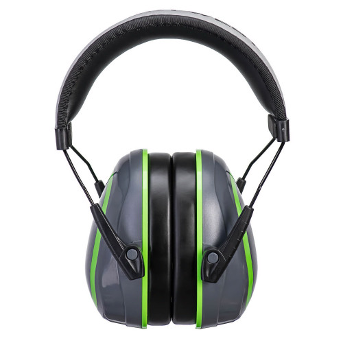 Portwest PW72 HV Extreme Ear Defenders Bass, Grey/Green Portwest PW72 HV Extreme Ear Defenders Bass, Grey/Green