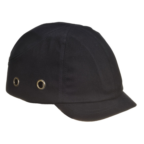 Portwest PW89 Short Visor Impact Helmet, Black