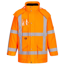 Portwest R461 Traffic 3in1 RWS Hi-Vis Jacket, Orange