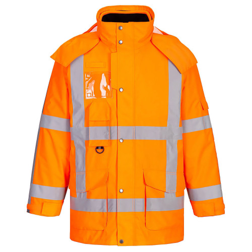 Portwest R461 Traffic 3in1 RWS Hi-Vis Jacket, Orange