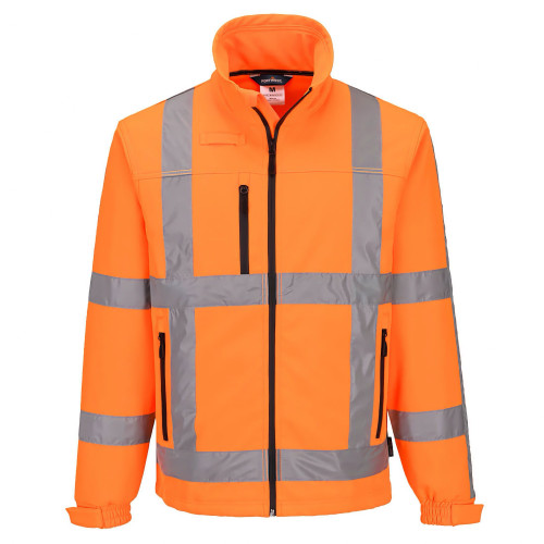 Portwest R462ORR High Visibility Traffic Jacket Orange Portwest R462ORR High Visibility Traffic Jacket Orange