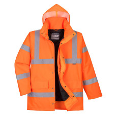 Portwest RT30 Hi-Vis Winter Traffic Jacket, Orange
