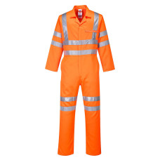 Portwest RT42 Hi-Vis Polycotton Service Coverall, Orange