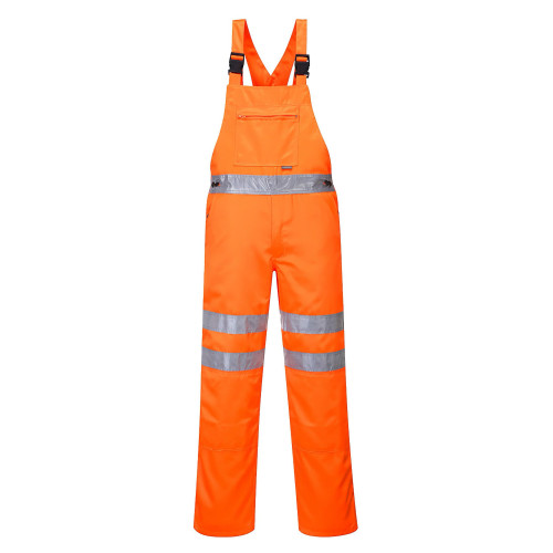 Portwest RT43 Salopette RIS Hi-Vis, Arancione Portwest RT43 Salopette RIS Hi-Vis, Arancione