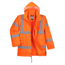 Portwest RT63 Breathable Hi-Vis Traffic Jacket (Interactive), Orange