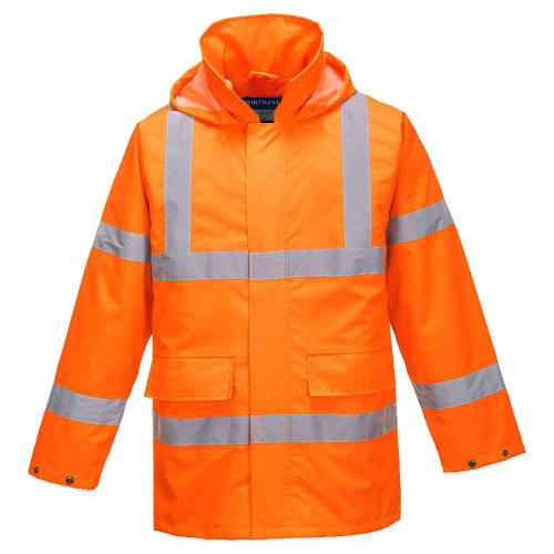 Portwest S160 Traffic Lite Hi-Vis Jacket, Orange