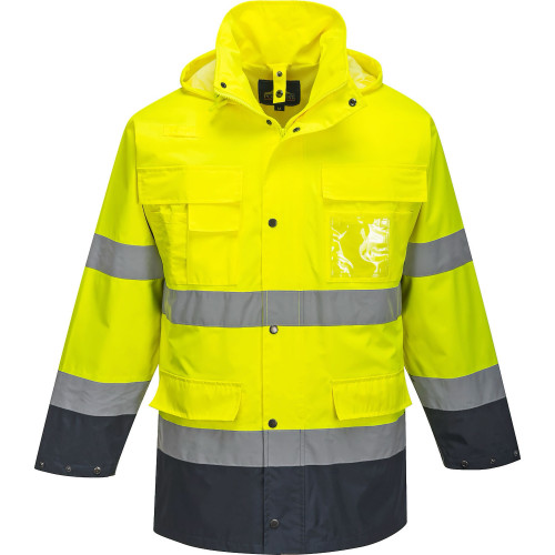 Portwest S162 Lite 3-in-1 Hi-Vis Jacket, Yellow/Navy